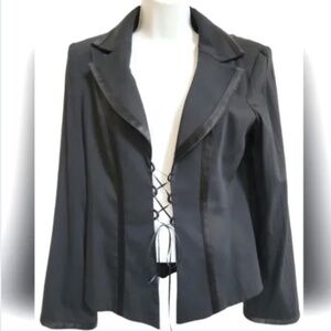 Nanette Lepore Corset Front Blazer Jacket 10